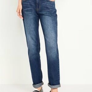 Mid Rise Boyfriend Jeans